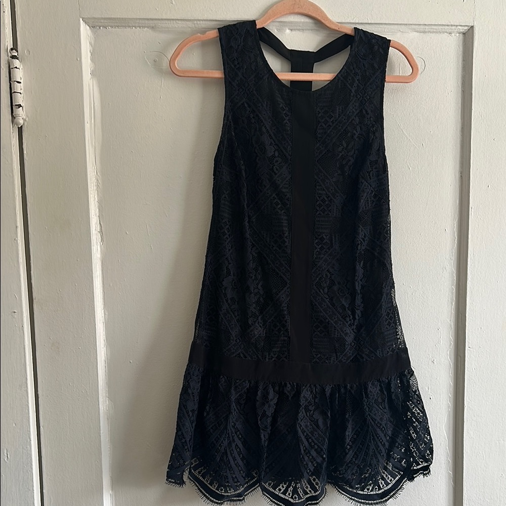Elegant Black Lace Dress